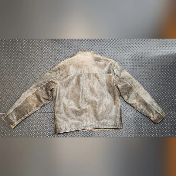 Tan Leather Jacket - Picture 4 of 10